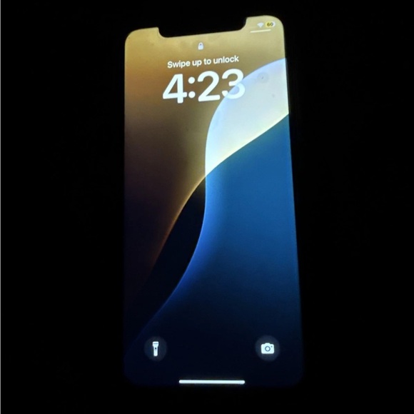 Black Smartphone with Display On